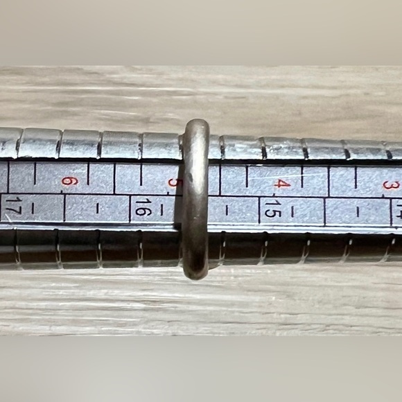 Vintage Designer Sundance Catalog Sterling Silver Aqua Chalcedony Ring, Size 5 - Picture 10 of 10